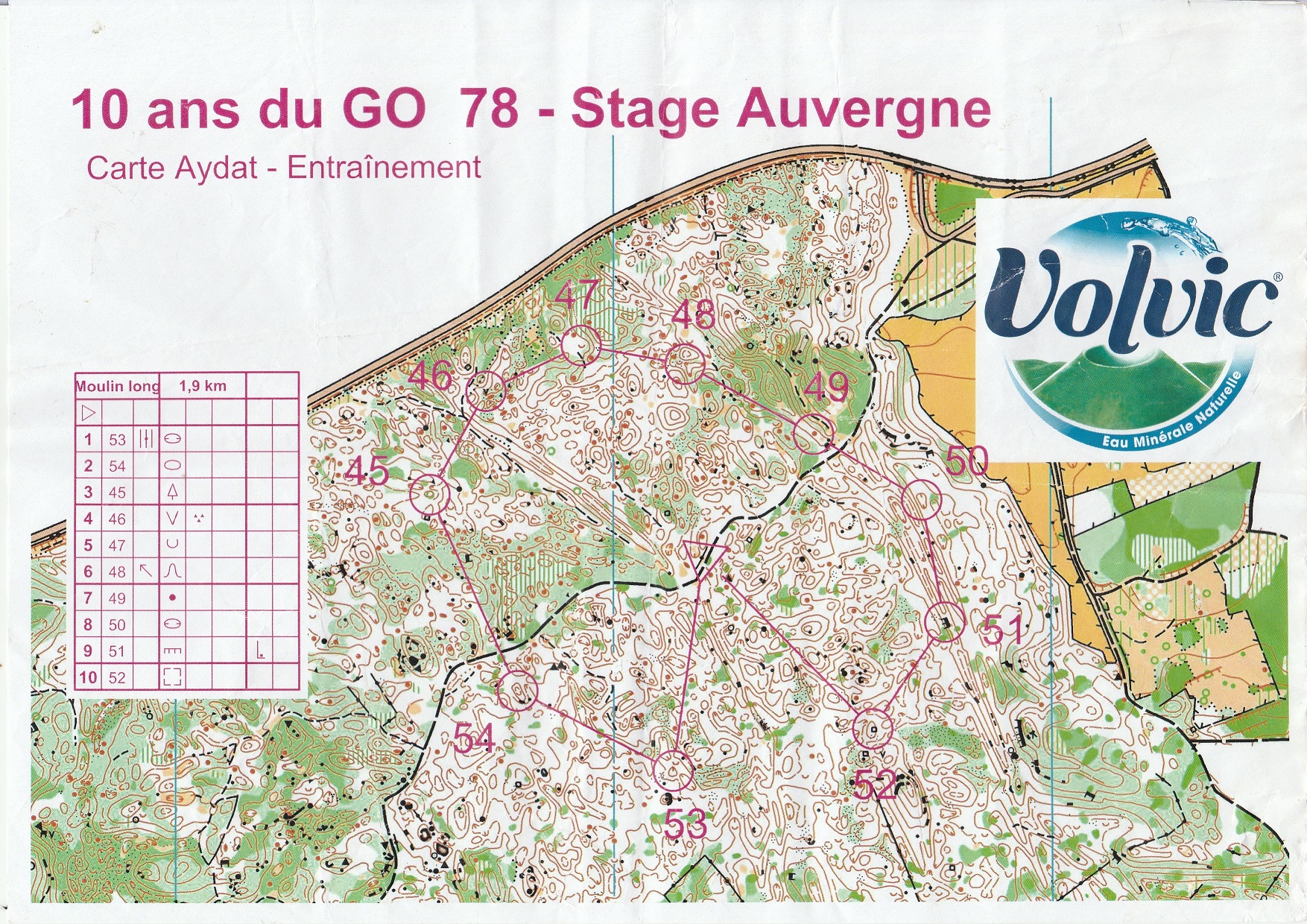 Stage 10 ans GO78 Entraînement (31-10-2009)