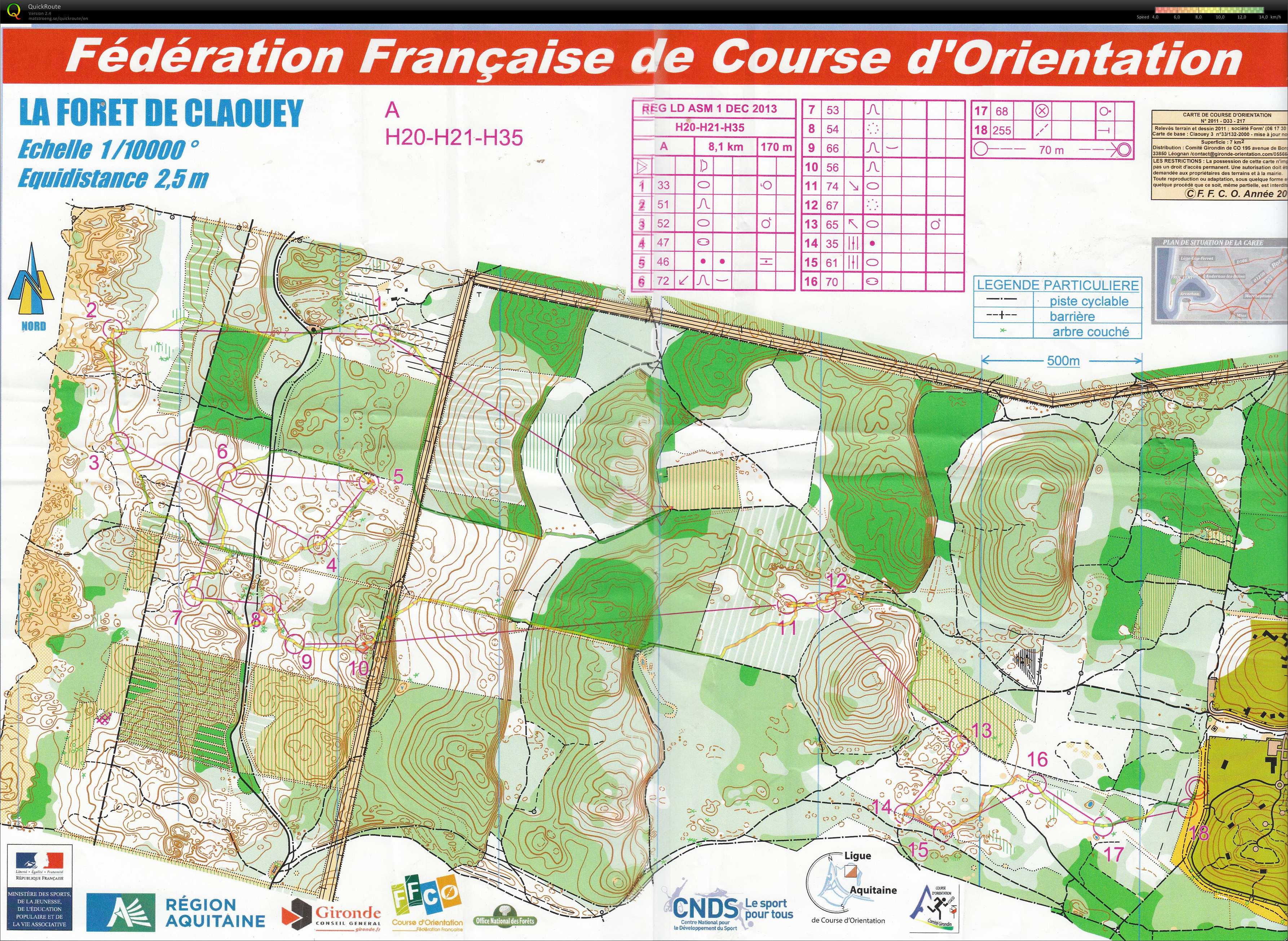 Régionale LD Aquitaine (01.12.2013)