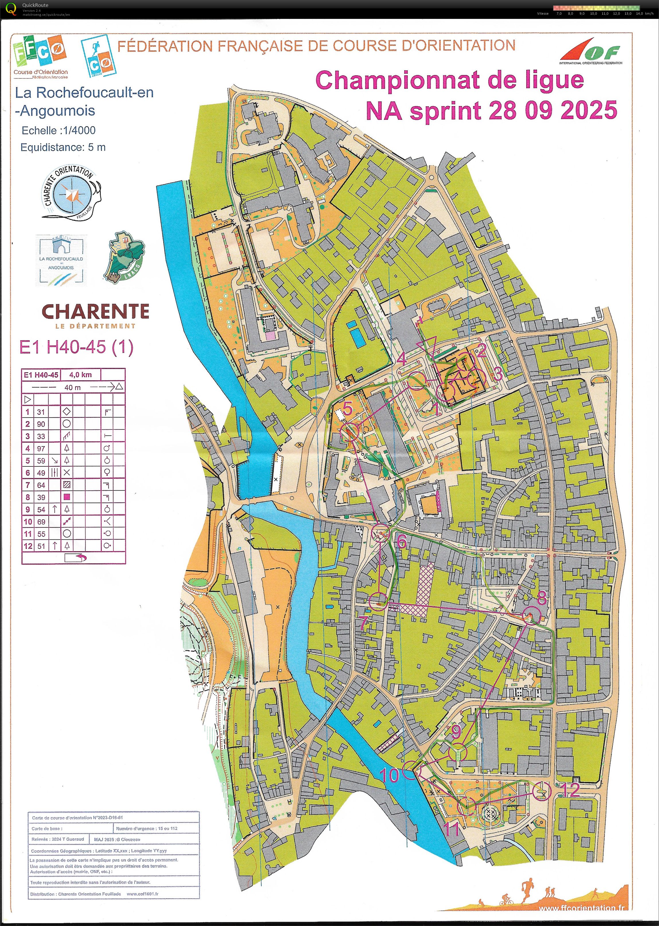 Championnat de Ligue Sprint (1/2) (28/09/2025)