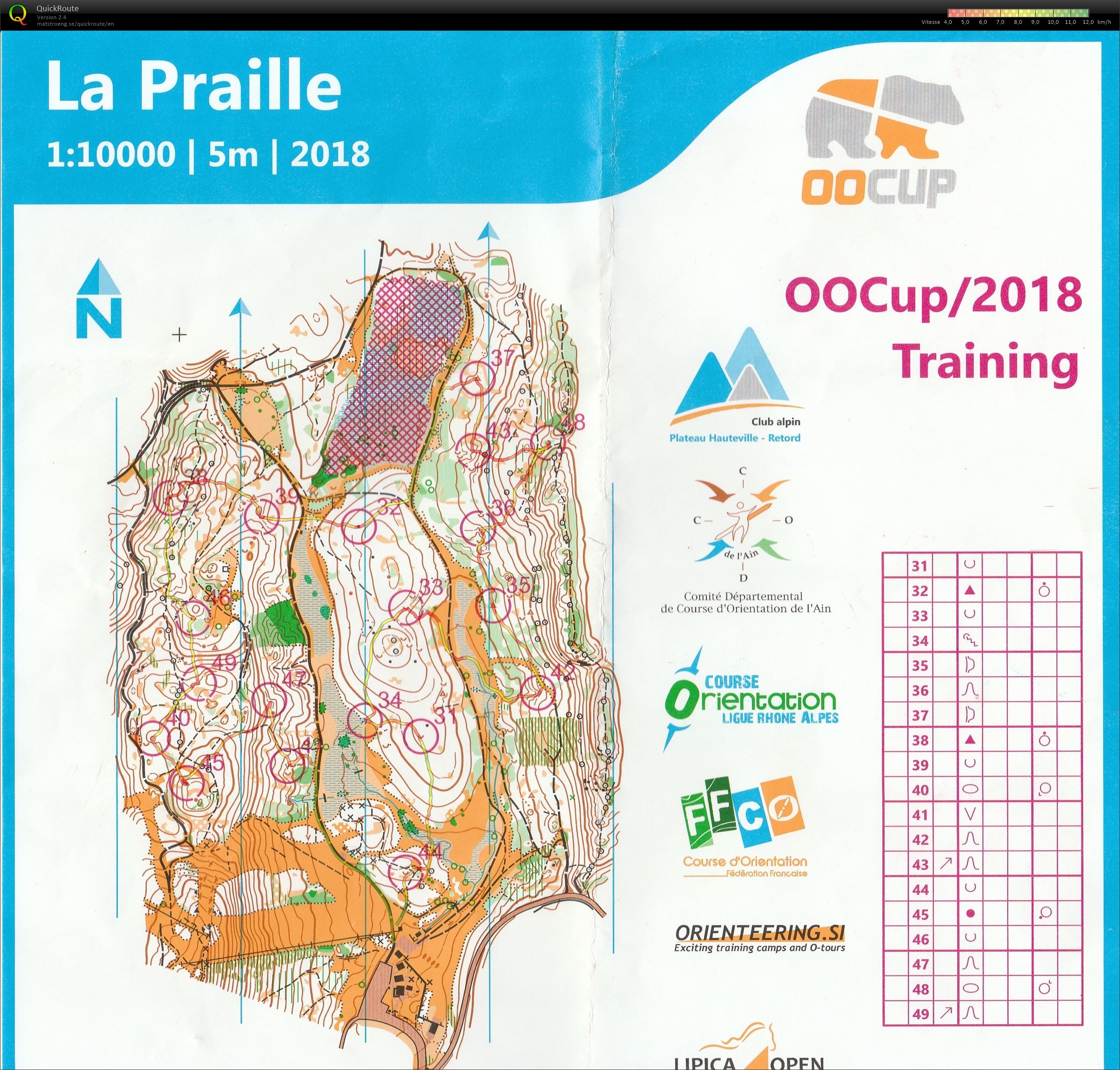 OO Cup - Entrainement (2018-07-24)