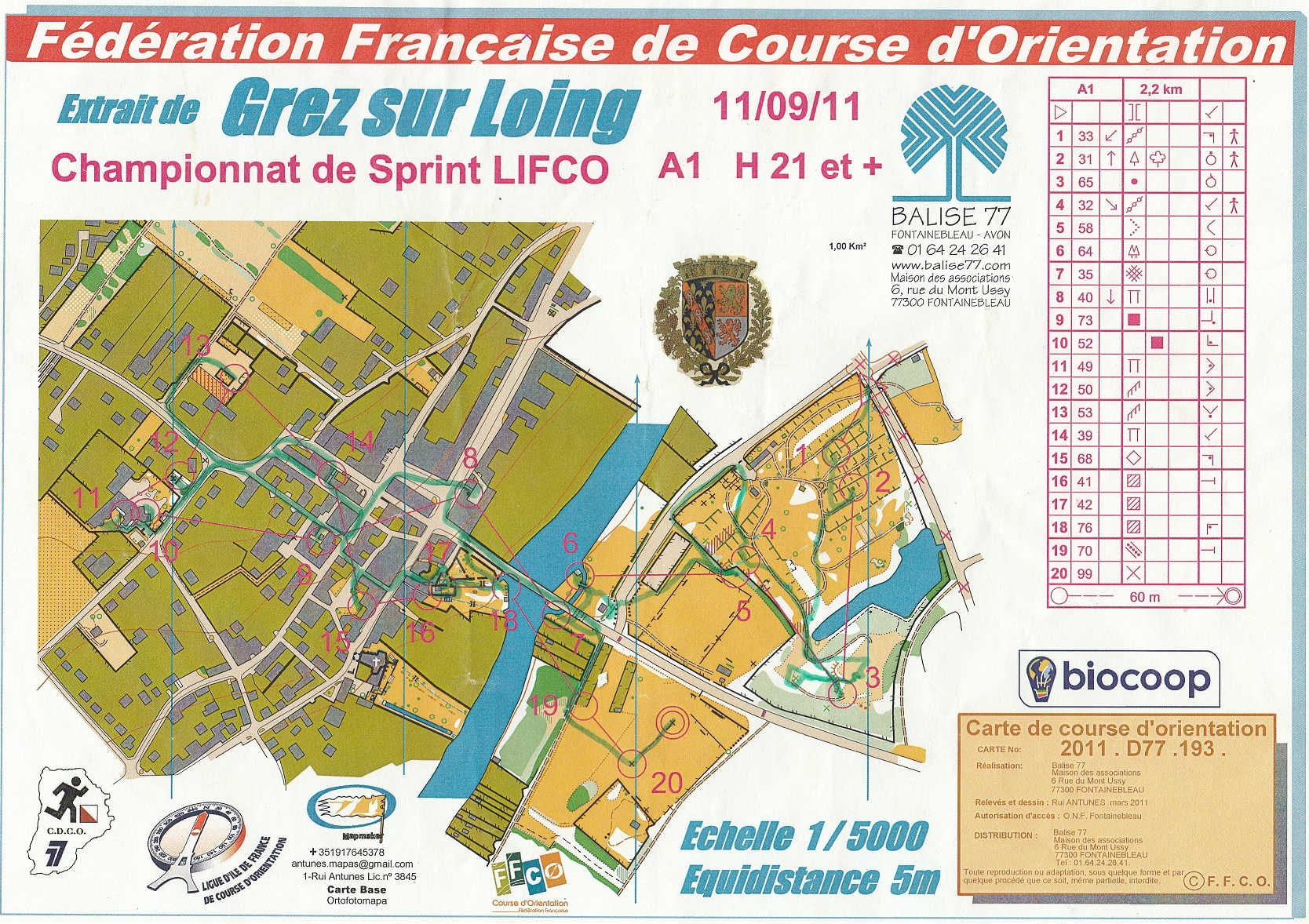 Championnat LIFCO Sprint (11.09.2011)